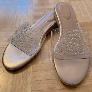 Ladies shoes size 8 clear top